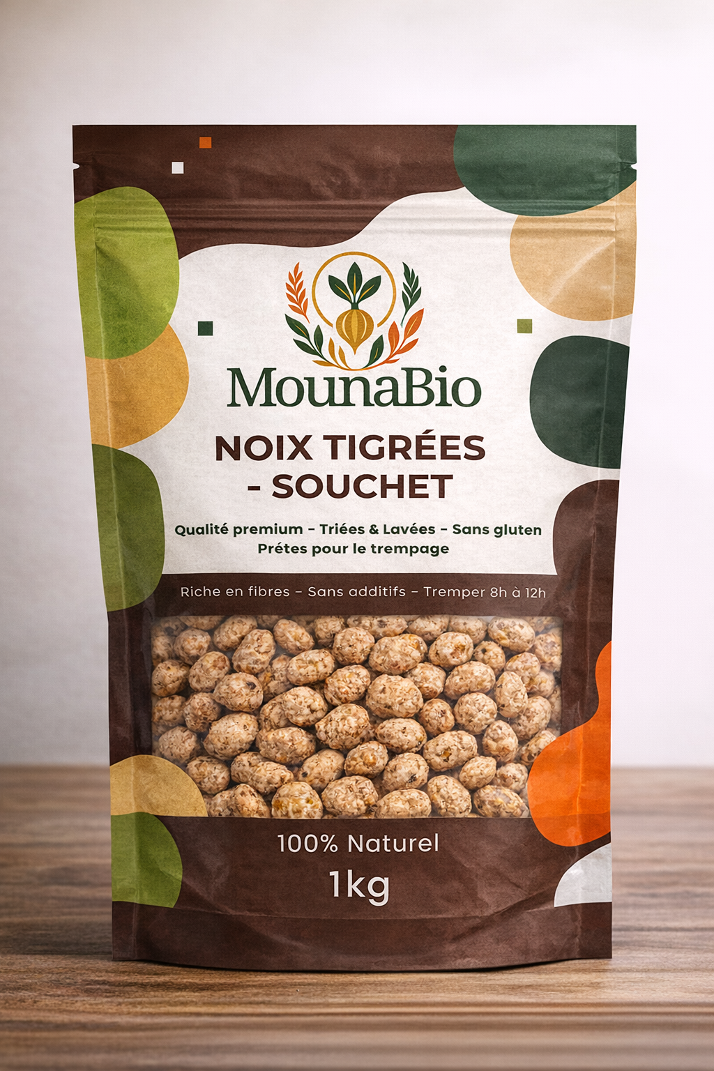 Noix Tigrées Brutes (Souchet)  -  1kg