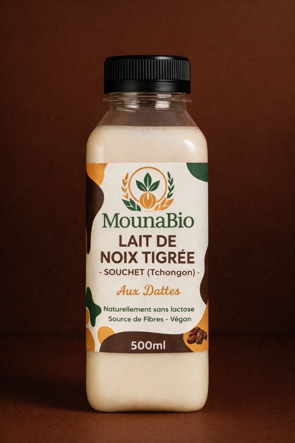 Lait de Noix Tigrées (Souchet) sucré aux dattes –  500ml